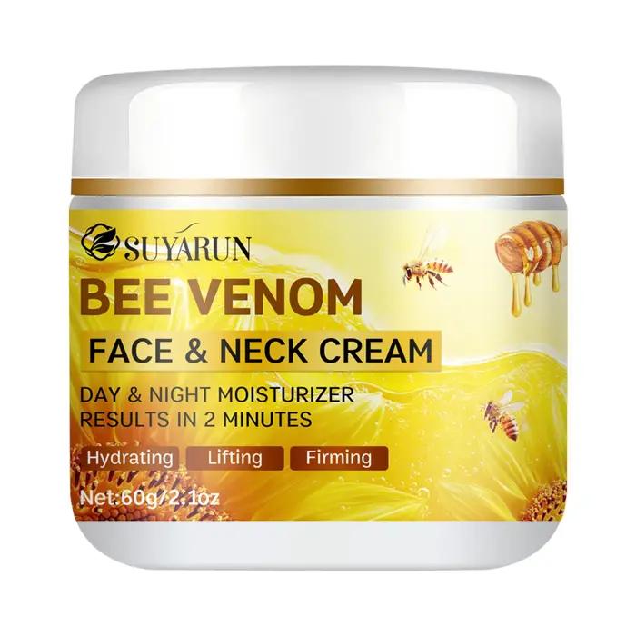 SUYARUN Crème visage anti-âge au collagène au venin d'abeille | Hydratant liftant raffermissant | Réduction des rides |