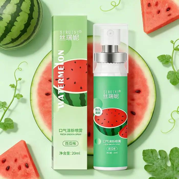 Spray buccal rafraichissant en extraits de plantes naturels pour haleine fraiche longue duree oolong ou menthe portable pour femmes et hommes occasions speciales