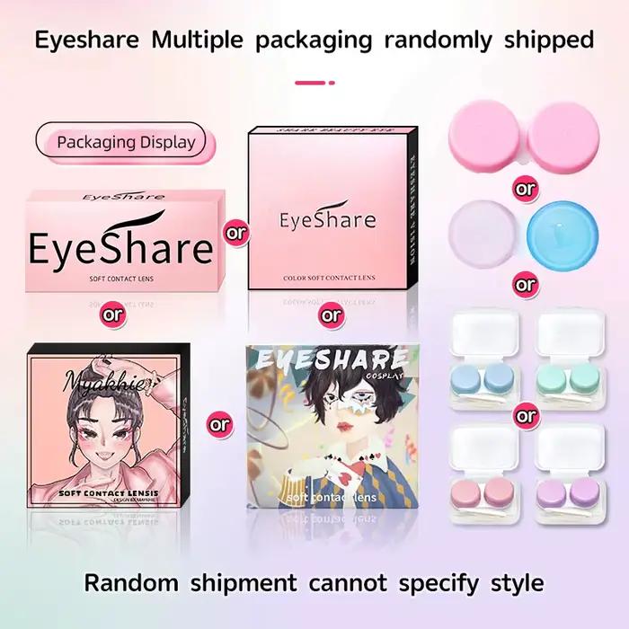 EYESHARE 1 paire de lentilles de Contact de couleur série verte pour les yeux