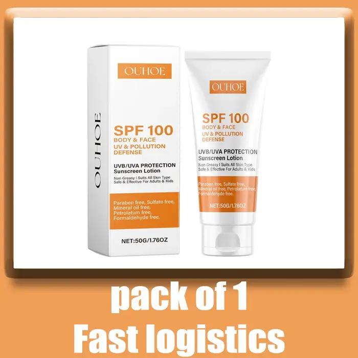 Crème solaire pour le visage et le corps