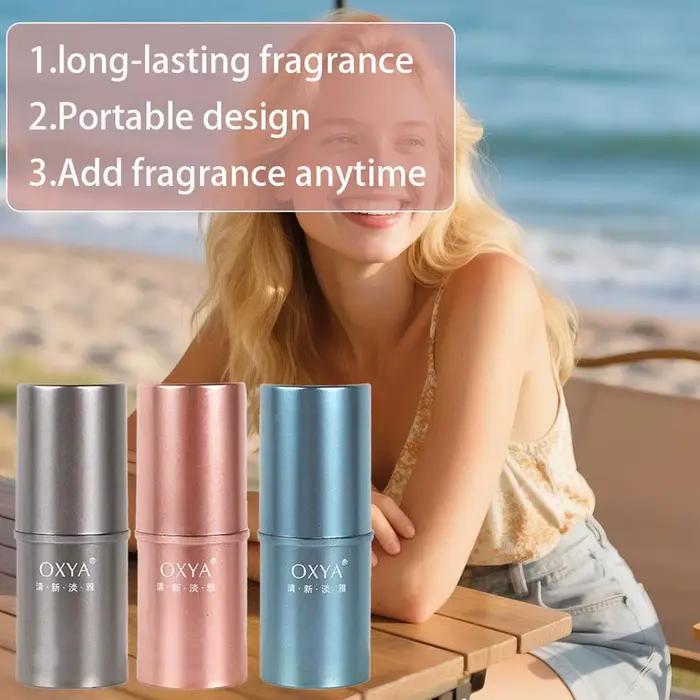 Baume Solide Parfumé aux Phéromones – Huile Roll-on pour Femme et Homme – Parfum Naturel Frais et Amoureux – Déodorant Baume Parfumé Portable