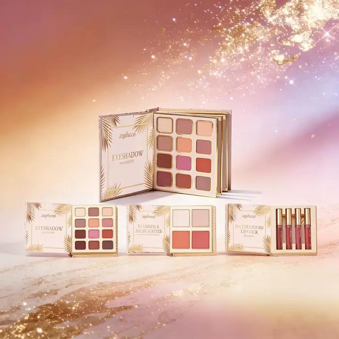 Palette de maquillage professionnelle en format livre