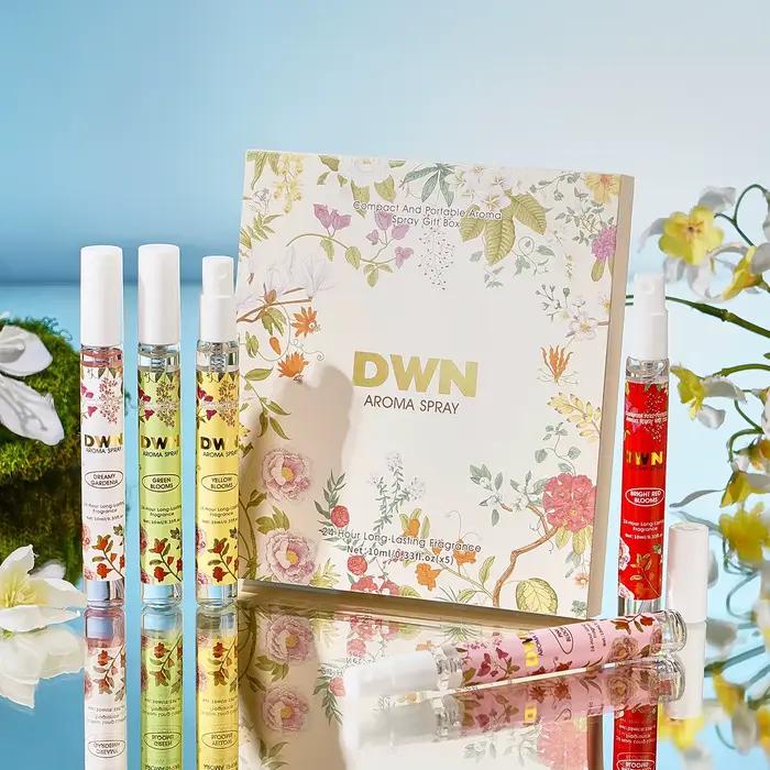 Coffret cadeau de parfum à fleurs, 5 pièces, Spray de parfum à charme élégant, longue durée pour femmes et hommes, phéromone romantique, 10ml