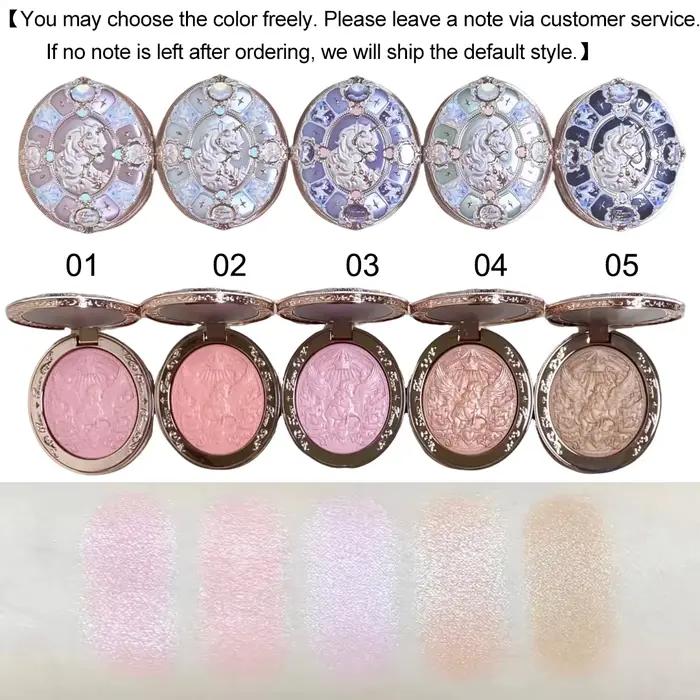 Coffret Maquillage Flower Knows Mermaid Glow Fard à Paupières Gloss Blush Série Perle Coquillage Nouveauté Cadeau Fantai