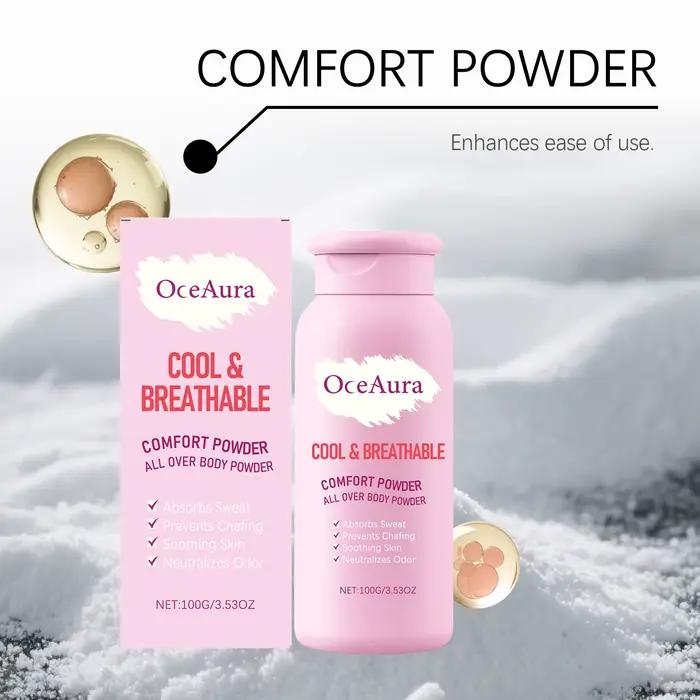 Poudre corporelle rafraîchissante et apaisante 100 ml – Soin lissant pour la peau