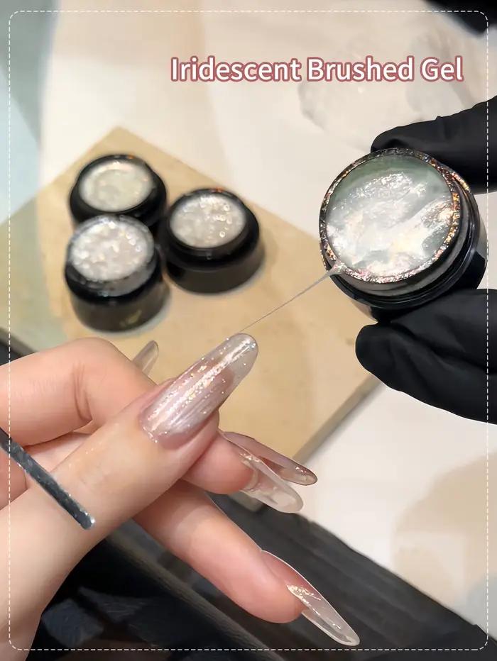 Vernis à ongles Gel à revêtement métallique Super brillant