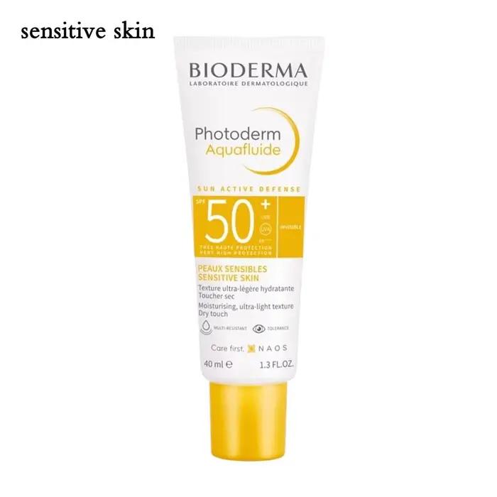 Crème solaire BIODERMA SPF50 – Légère et non grasse pour tous types de peaux, protection résistante