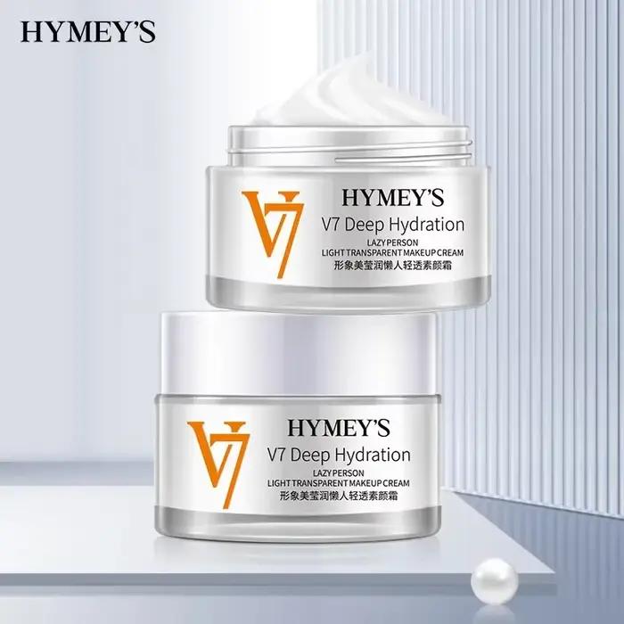 Crème Visage Pure V7 Beauté Naturelle Effet Peau Nue Hydratante Légère Respirante Correcteur Naturel Soin de la Peau du Visage
