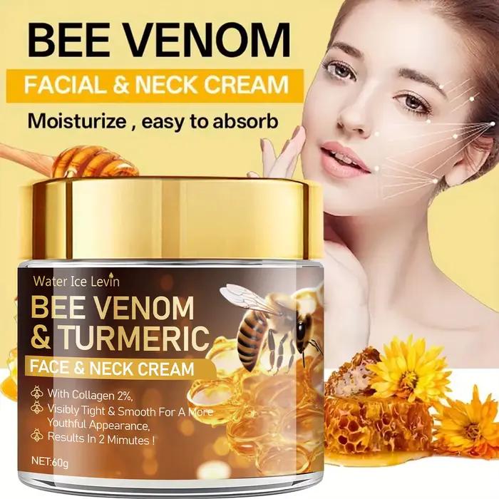 Crème hydratante et raffermissante pour le visage et le cou au venin d'abeille
