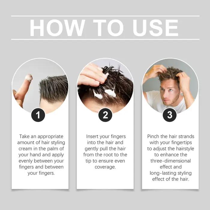 Cire coiffante pour hommes