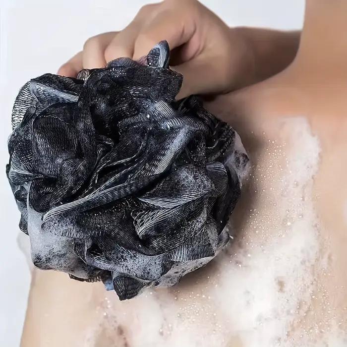 Ensemble d'épurateur corporel exfoliant – comprend un épurateur de dos, un gant de bain et une éponge de bain de douche, une luffa – une nettoyage en profondeur et une vitise.
