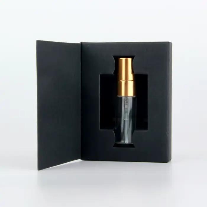 Boîtes d'emballage de 100 ml et 3ml, Mini bouteille de parfum en verre avec atomiseur, LOGO personna