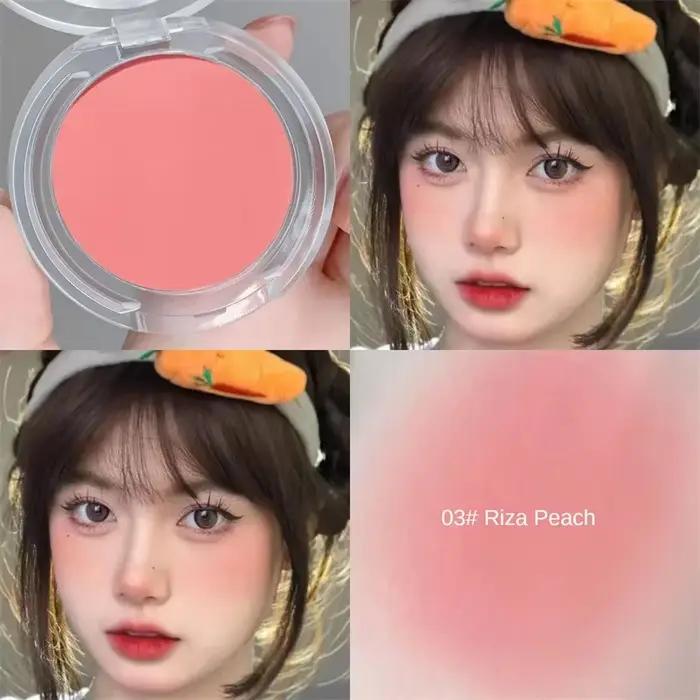 Blush monochrome mat, couleur naturelle des joues, éclaircissant pour le visage, imperméable, maquil