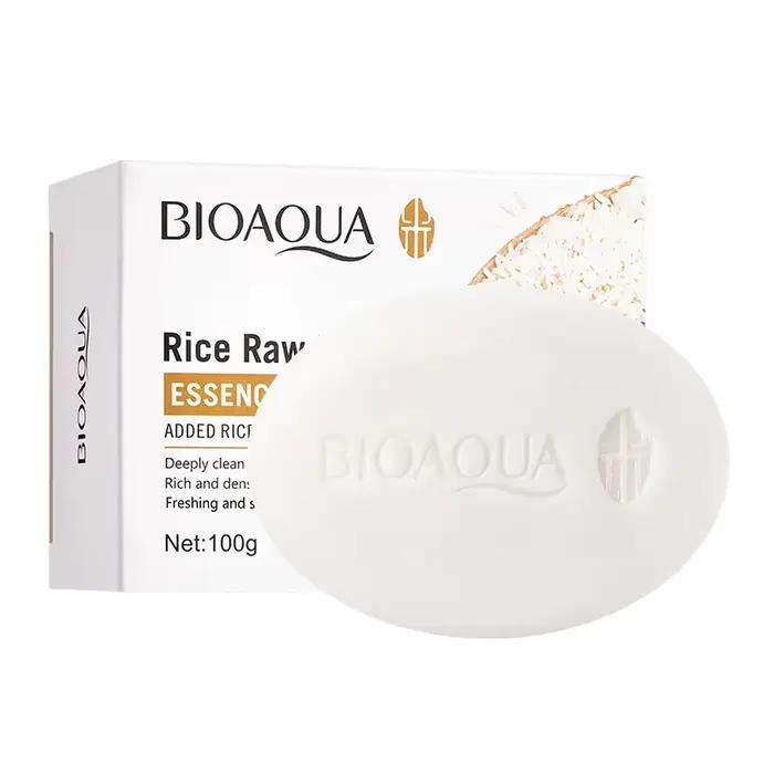 Savon facial à la pulpe de riz blanc BIOAQUA