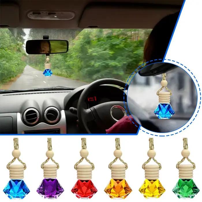 Pendentif parfumé pour voiture avec huiles essentielles, désodorisant universel, accessoires automobiles, parfum de voiture original, huile suspendue pour voiture 7ml