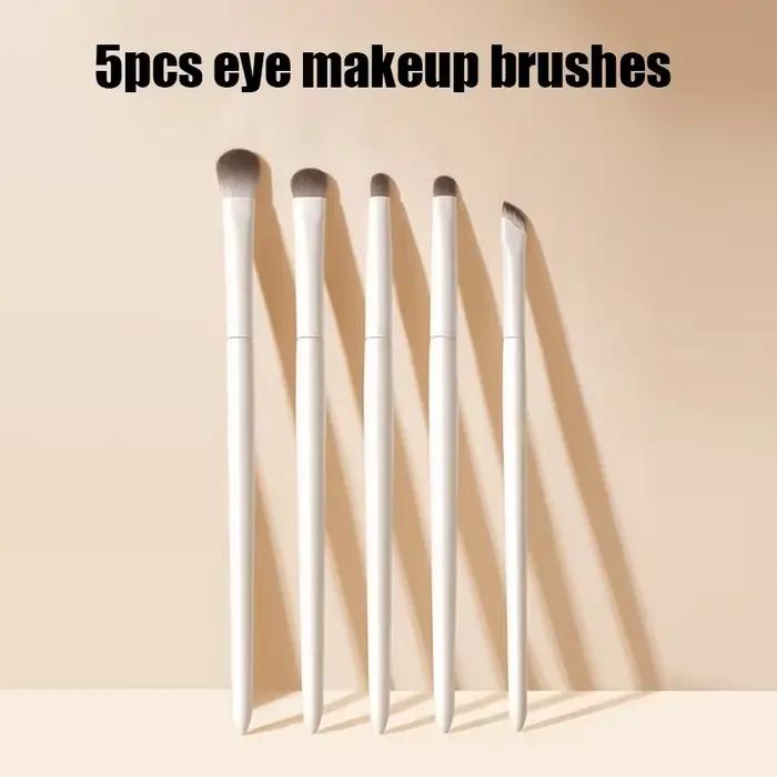 5/6/8/10 pièces pinceaux de maquillage pour les yeux naturels ensemble détail fard à paupières bross