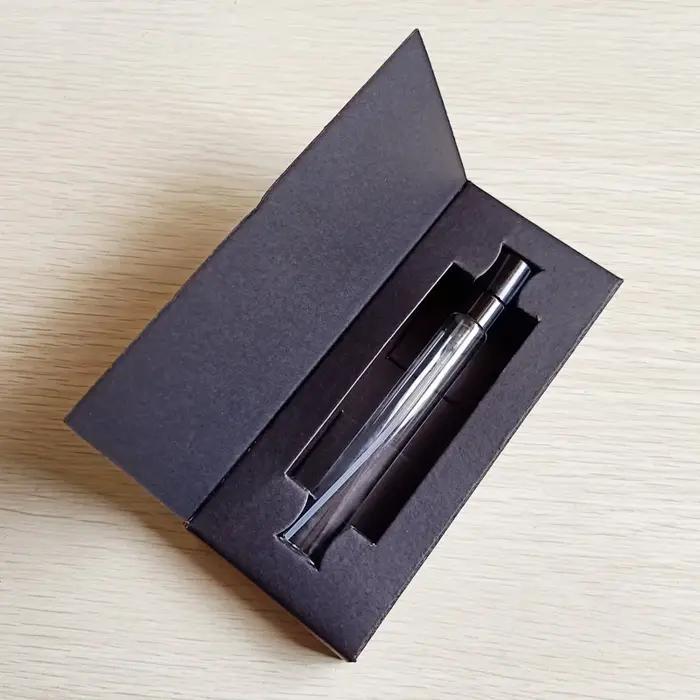 50 pièces/lot 10ML bouteille de parfum avec boîtes en papier vide atomiseur vaporisateur bouteille de parfum en verre