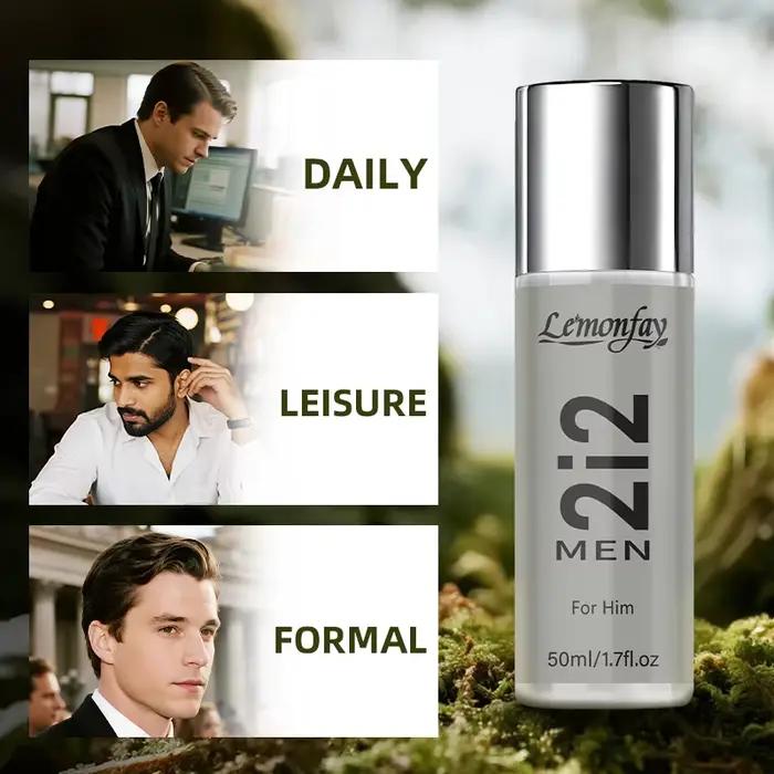 Lemonfay 2i2 Eau de Parfum pour Homme - 50ml Spray Naturel