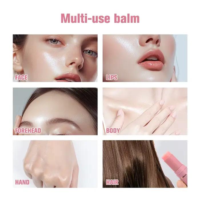 Baume rose coréen hydratant pour la peau