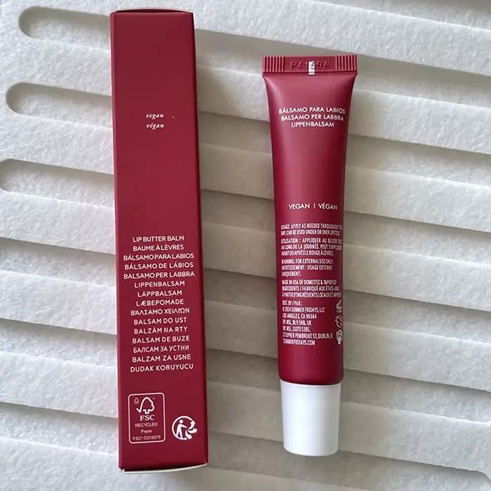 Baume à lèvres hydratant de la marque Hot Makeup, couleurs : Rose Guimauve Croustillante, Sucre Vani