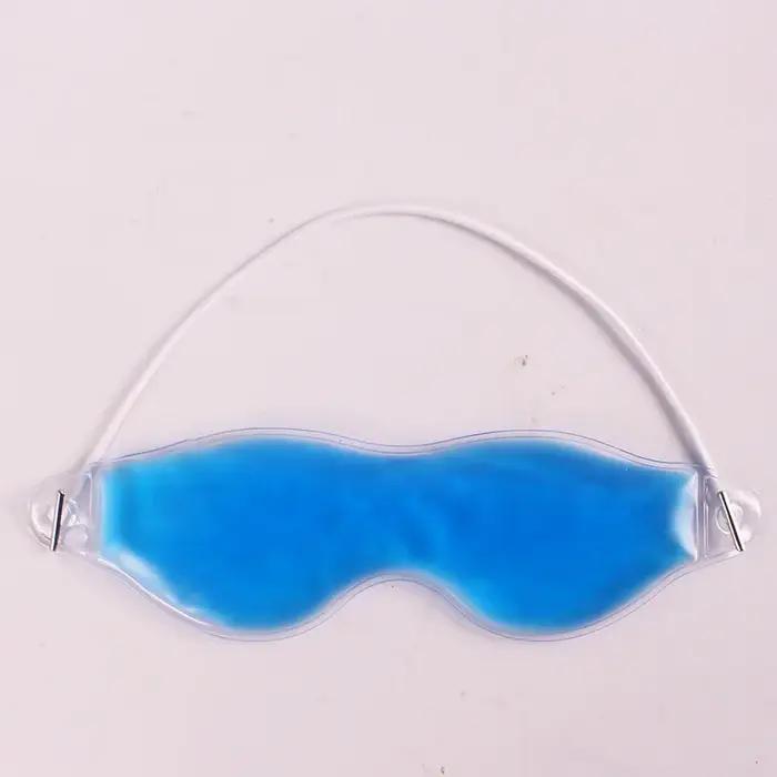Masque pour les yeux froid en caoutchouc polyvalent avec billes de gel pour réduction des cernes et poches sous les yeux pour femmes détente spa à domicile ou voyage