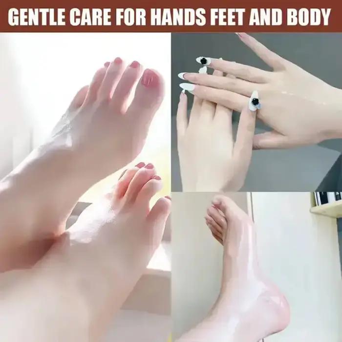 Crème pour les pieds à l'huile d'arbre à thé à l'aloe vera, Centella Asiatica, huile de mentholique et de menthe verte, hydrate et nourrit, adoucit les pieds