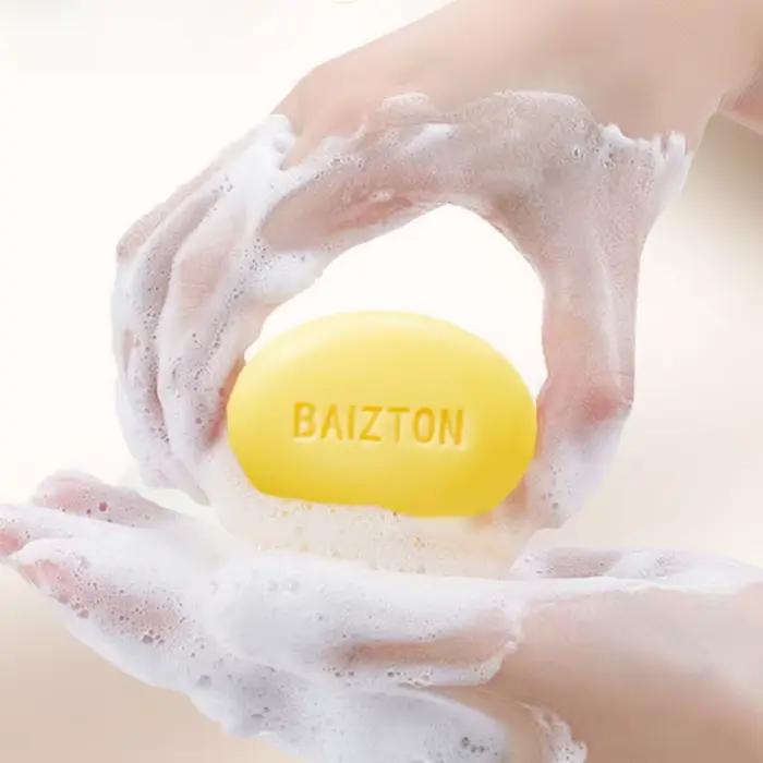 Savon nettoyant rafraîchissant au soufre 100g, contient du soufre, extrait de feuille d'aloe vera, nettoie en profondeur, hydrate et élimine les impuretés du visage, rafraîchit et contrôle l'excès de