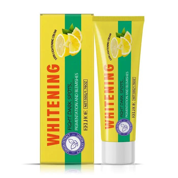 Lotion pour le corps éclaircissante au citron, hydrate doucement la peau sèche, même le teint, crème