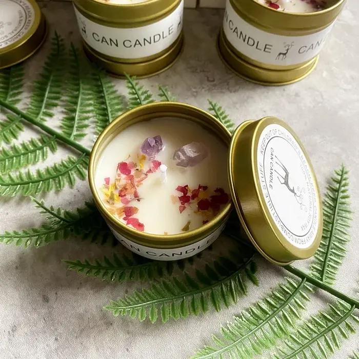 Bougie parfumée en pierre de cristal
