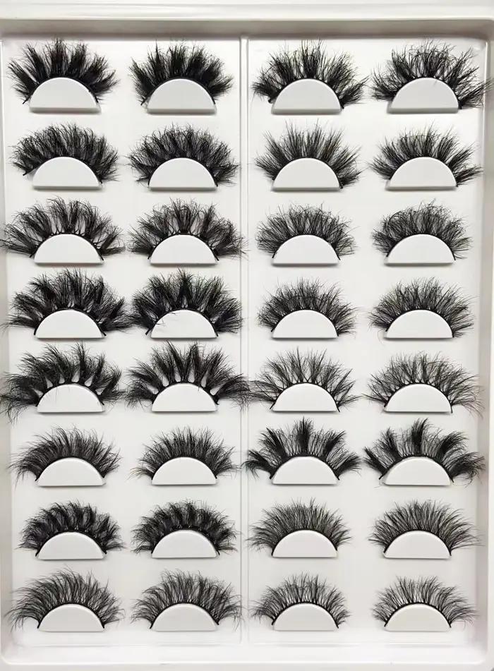 16 Styles mélanger cils de vison 3D cils de vison 100% cils sans cruauté cils naturels réutilisables