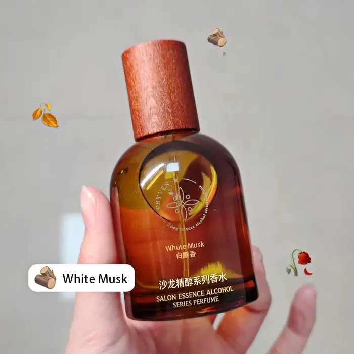 Eau de Parfum Santal pour Femme, Parfum Oriental Frais, Floral Fruité, Vanille Douce, Longue Tenue, 